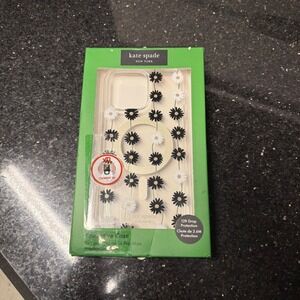 KATE SPADE Protective Case Magsafe For IPHONE 14 PRO MAX Floral Black Clear